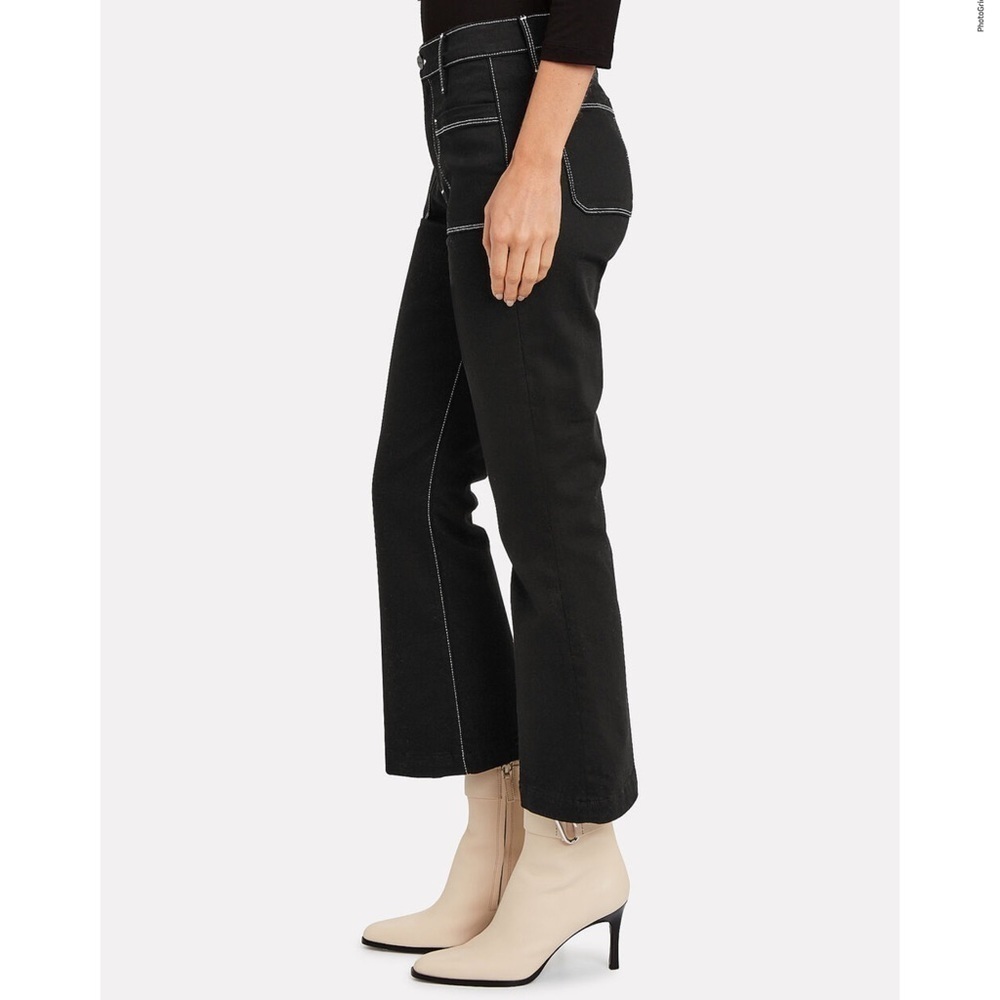 FRAME Bardot Flare Contrast Stitch Jeans size 24